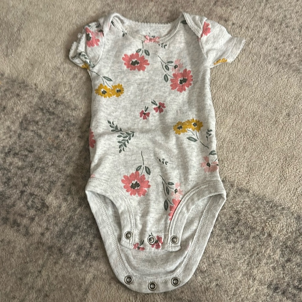 Flower onesie